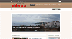 Desktop Screenshot of akkoyemlak.com